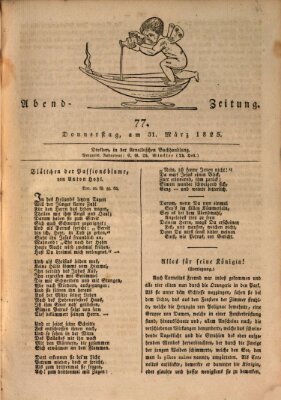 Abend-Zeitung Donnerstag 31. März 1825