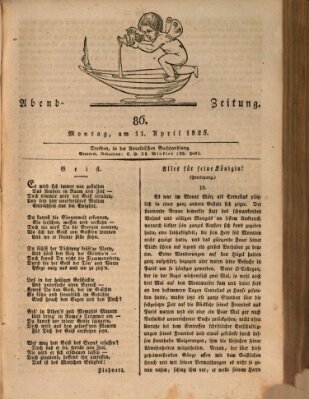 Abend-Zeitung Montag 11. April 1825