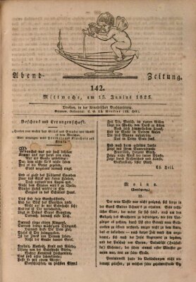 Abend-Zeitung Mittwoch 15. Juni 1825