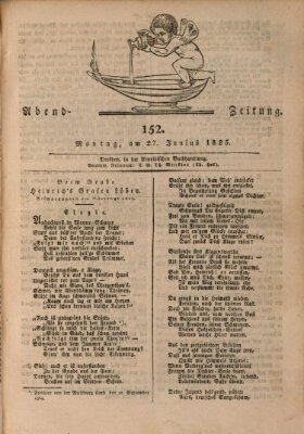 Abend-Zeitung Montag 27. Juni 1825