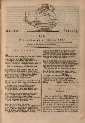 Abend-Zeitung Mittwoch 29. Juni 1825