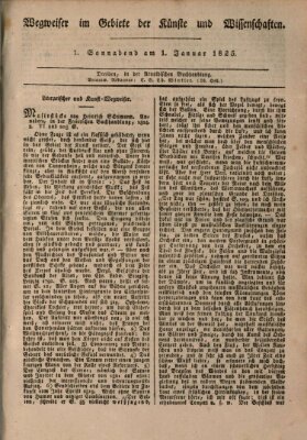 Abend-Zeitung Samstag 1. Januar 1825