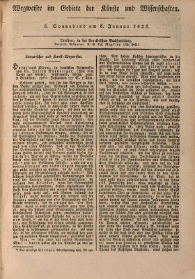 Abend-Zeitung Samstag 8. Januar 1825