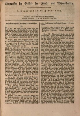 Abend-Zeitung Samstag 15. Januar 1825