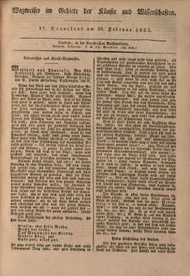 Abend-Zeitung Samstag 26. Februar 1825