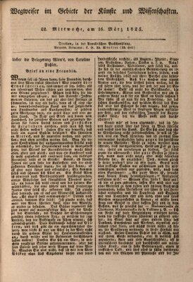 Abend-Zeitung Mittwoch 16. März 1825