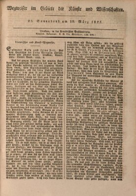 Abend-Zeitung Samstag 19. März 1825