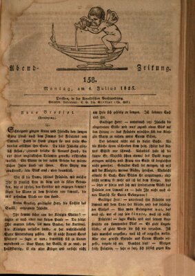 Abend-Zeitung Montag 4. Juli 1825