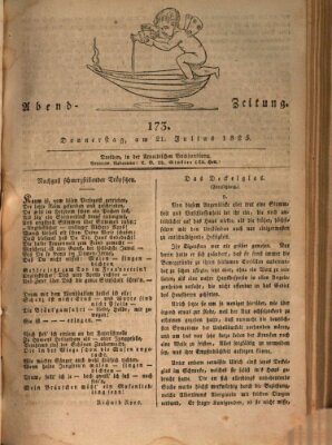 Abend-Zeitung Donnerstag 21. Juli 1825