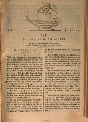 Abend-Zeitung Freitag 22. Juli 1825