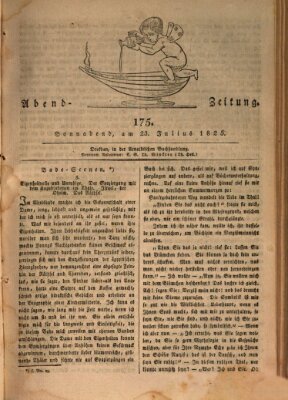 Abend-Zeitung Samstag 23. Juli 1825