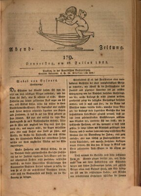 Abend-Zeitung Donnerstag 28. Juli 1825