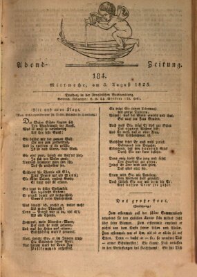 Abend-Zeitung Mittwoch 3. August 1825