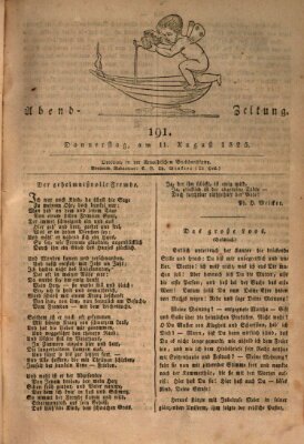 Abend-Zeitung Donnerstag 11. August 1825