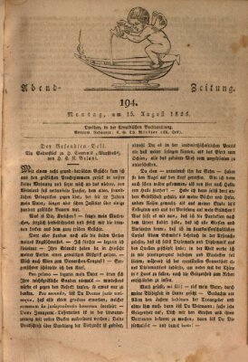 Abend-Zeitung Montag 15. August 1825