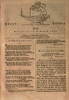 Abend-Zeitung Samstag 27. August 1825