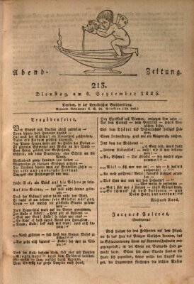 Abend-Zeitung Dienstag 6. September 1825