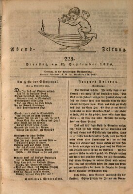 Abend-Zeitung Dienstag 20. September 1825