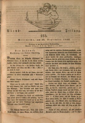 Abend-Zeitung Mittwoch 28. September 1825