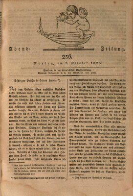 Abend-Zeitung Montag 3. Oktober 1825