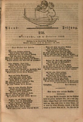 Abend-Zeitung Mittwoch 5. Oktober 1825