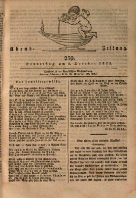 Abend-Zeitung Donnerstag 6. Oktober 1825