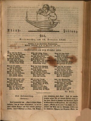 Abend-Zeitung Mittwoch 12. Oktober 1825