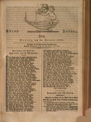 Abend-Zeitung Montag 24. Oktober 1825