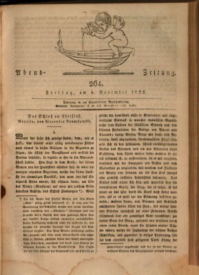 Abend-Zeitung Freitag 4. November 1825