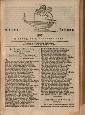 Abend-Zeitung Dienstag 8. November 1825