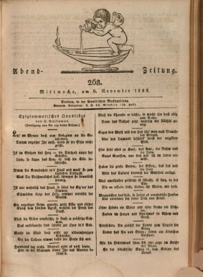 Abend-Zeitung Mittwoch 9. November 1825