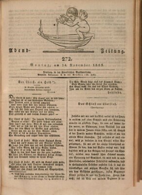 Abend-Zeitung Montag 14. November 1825