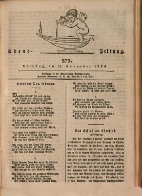 Abend-Zeitung Dienstag 15. November 1825