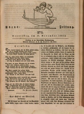 Abend-Zeitung Donnerstag 17. November 1825