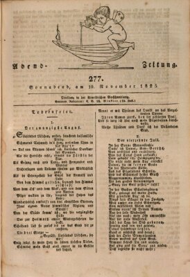 Abend-Zeitung Samstag 19. November 1825