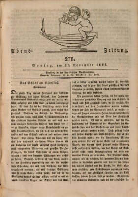 Abend-Zeitung Montag 21. November 1825