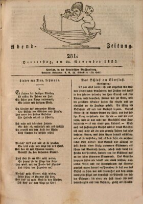 Abend-Zeitung Donnerstag 24. November 1825