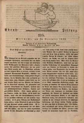 Abend-Zeitung Mittwoch 30. November 1825