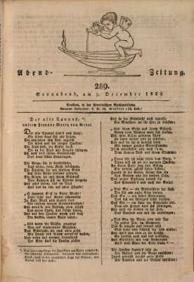 Abend-Zeitung Samstag 3. Dezember 1825