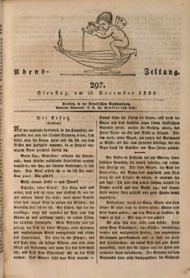 Abend-Zeitung Dienstag 13. Dezember 1825