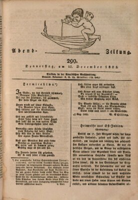 Abend-Zeitung Donnerstag 15. Dezember 1825