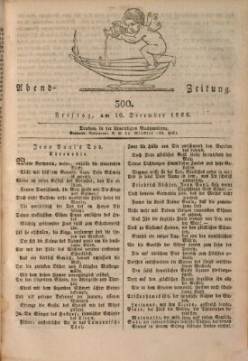 Abend-Zeitung Freitag 16. Dezember 1825