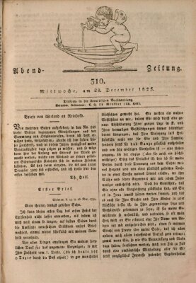 Abend-Zeitung Mittwoch 28. Dezember 1825