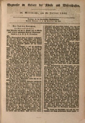 Abend-Zeitung Mittwoch 20. Juli 1825