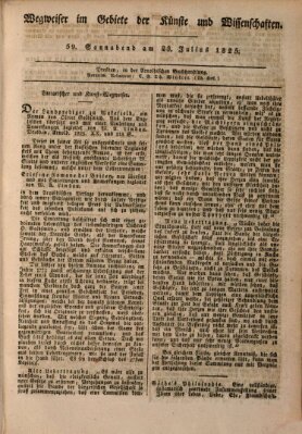 Abend-Zeitung Samstag 23. Juli 1825