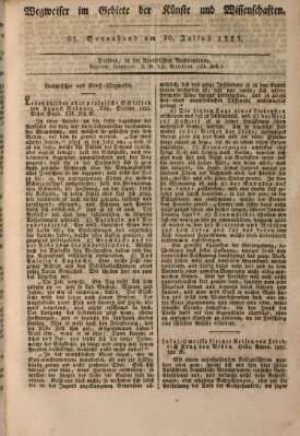 Abend-Zeitung Samstag 30. Juli 1825