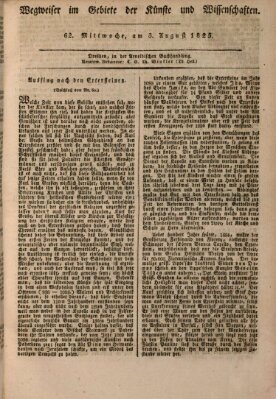 Abend-Zeitung Mittwoch 3. August 1825