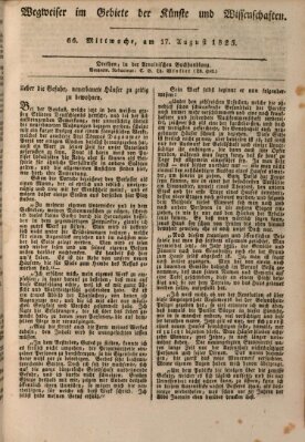 Abend-Zeitung Mittwoch 17. August 1825