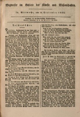 Abend-Zeitung Mittwoch 14. September 1825