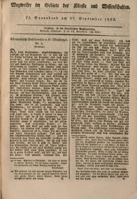 Abend-Zeitung Samstag 17. September 1825